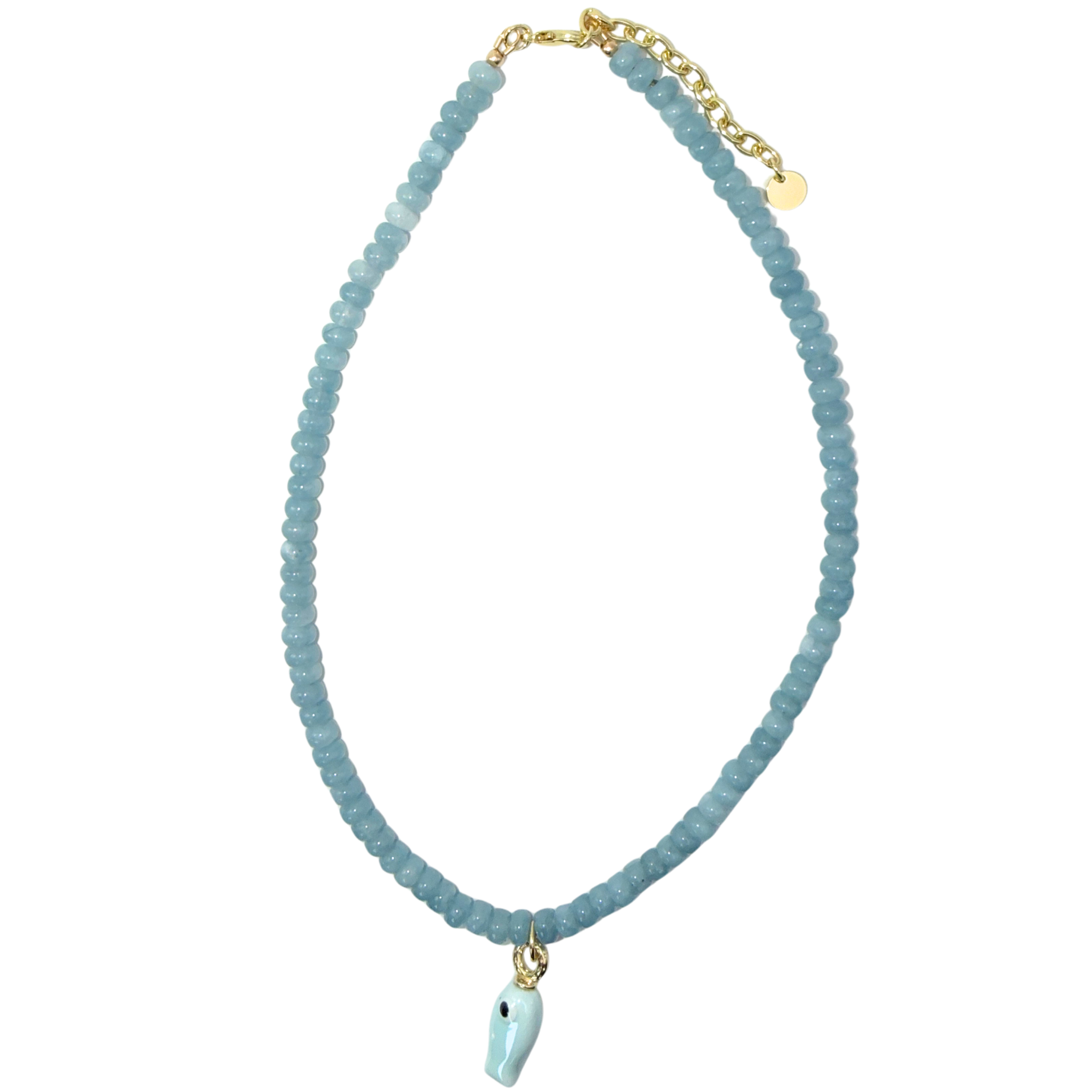 Blue Fish Necklace