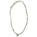 Amazonite CZ Necklace